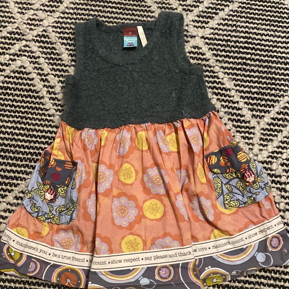 Matilda Jane girls sleeveless dress, size 2
